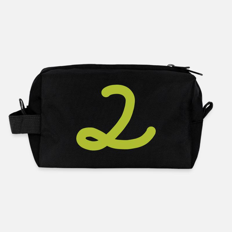 2 Nummer zwei Zahl Recycelte Kulturtasche