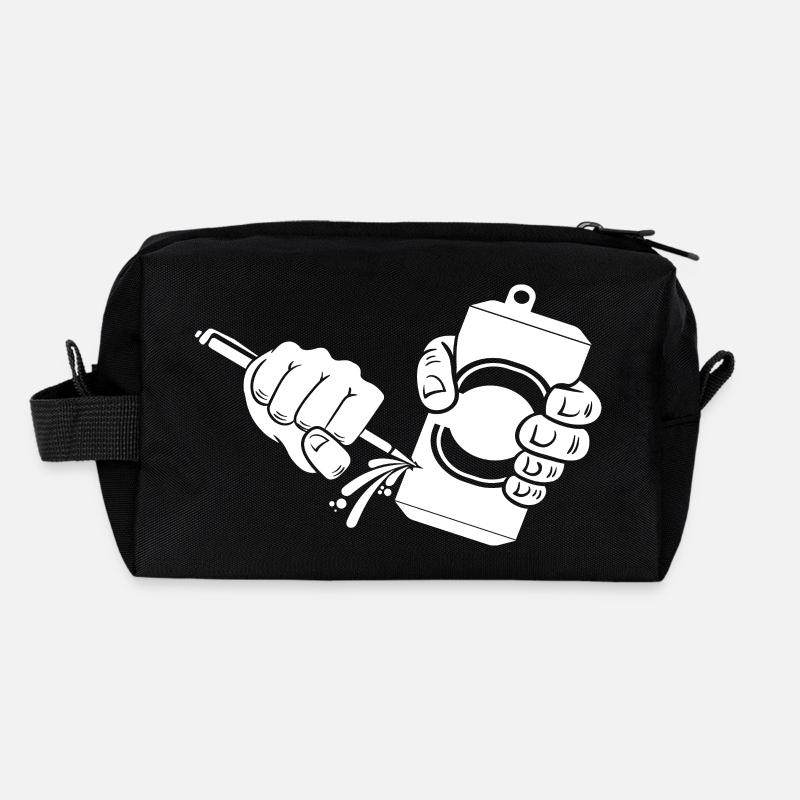Beer canned beer can piercing Recycled Toiletry Zip Bag