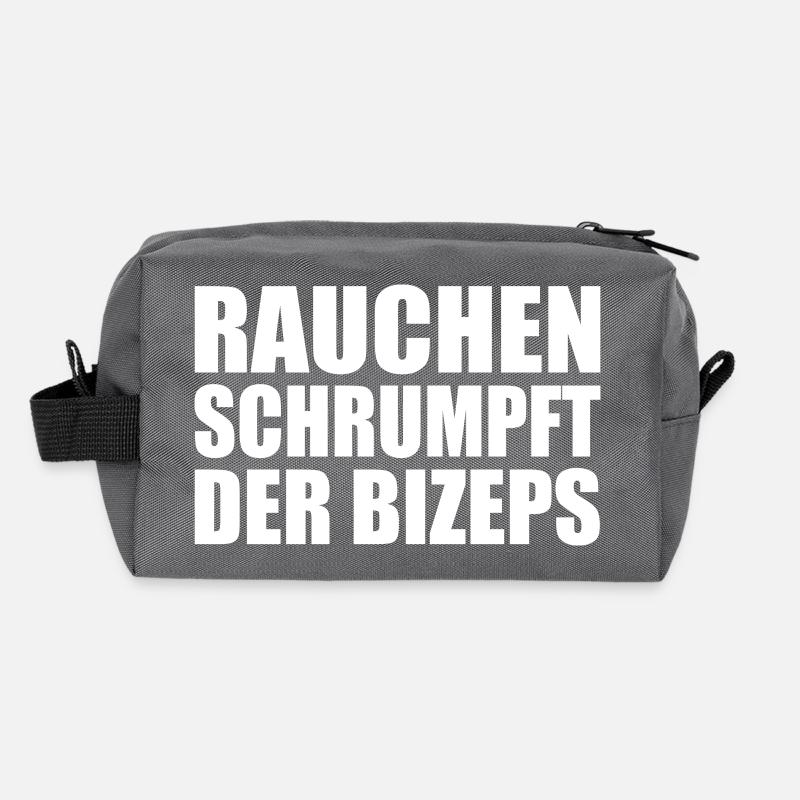 rauchen schrumpft der bizeps Recycelte Kulturtasche