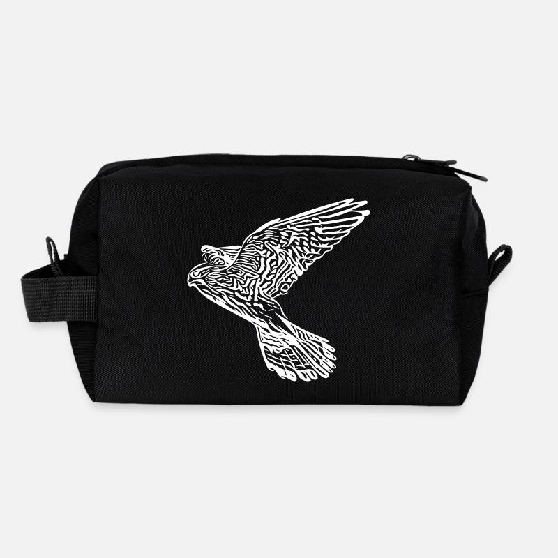 Falke - Recycelte Kulturtasche - Schwarz