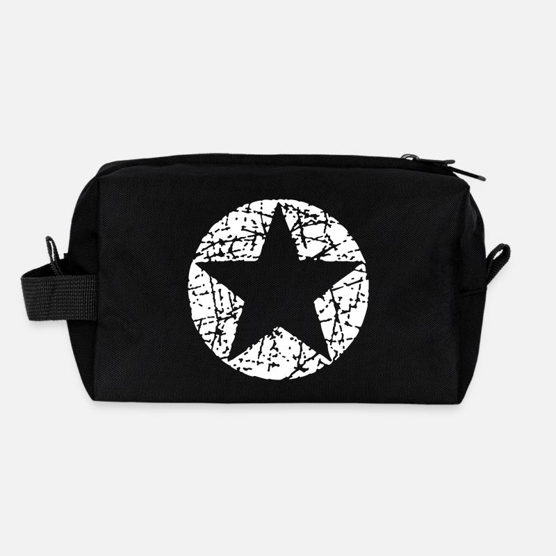 Vintage Star 2 Recycled Toiletry Zip Bag