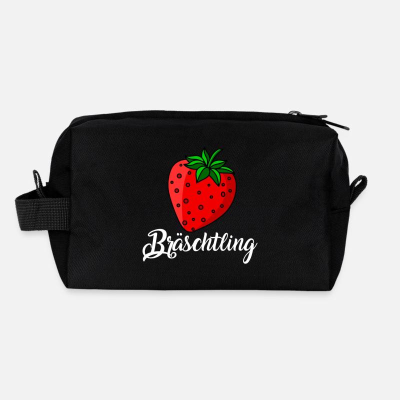schwäbischer Dialekt - Bräschtling schwabenland - Recycelte Kulturtasche - Schwarz