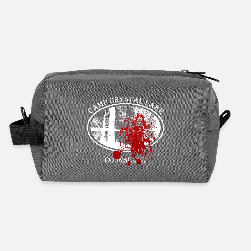 Crystal Lake Counselor - Blanc Trousse de toilette en tissu recyclé