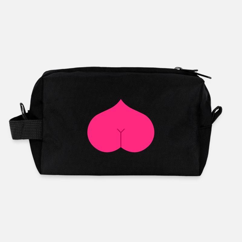 Ass heart butt Recycled Toiletry Zip Bag