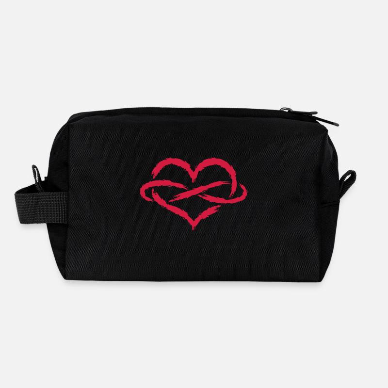 Herz Unendlich Endlose Liebe Symbol Recycelte Kulturtasche