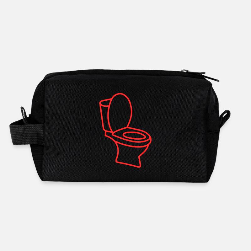 Klo WC Toilette Humor Geschenk Recycelte Kulturtasche
