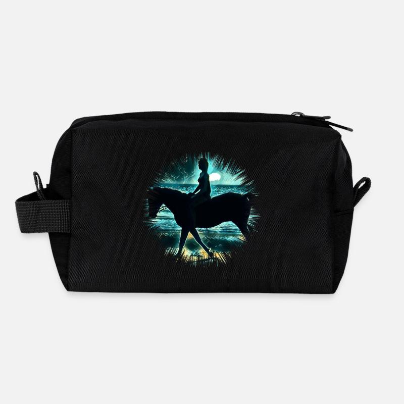 ride - Recycled Toiletry Zip Bag - black
