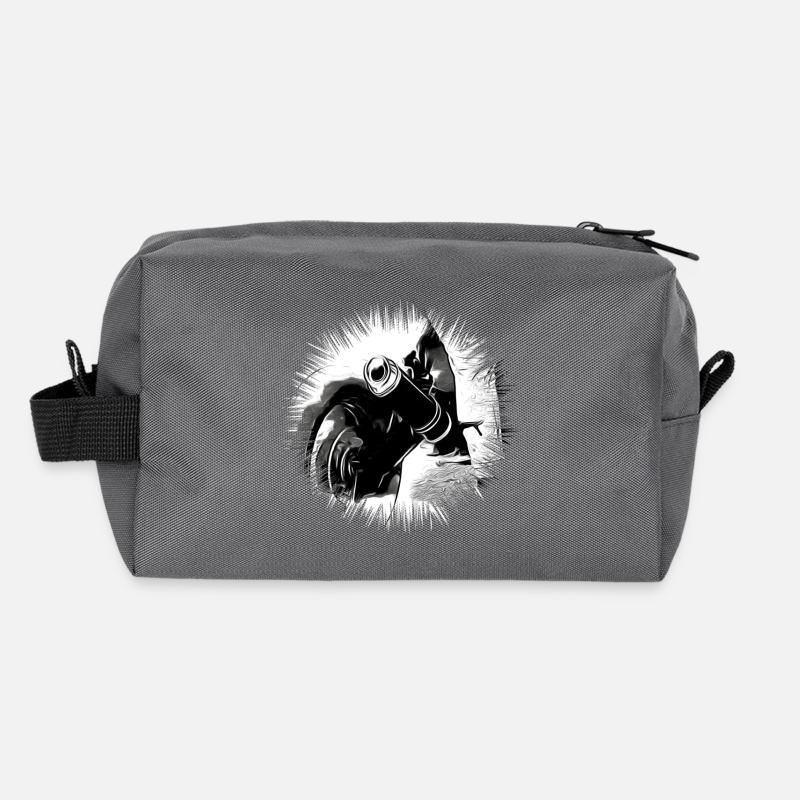 motorcycle Recycled Toiletry Zip Bag