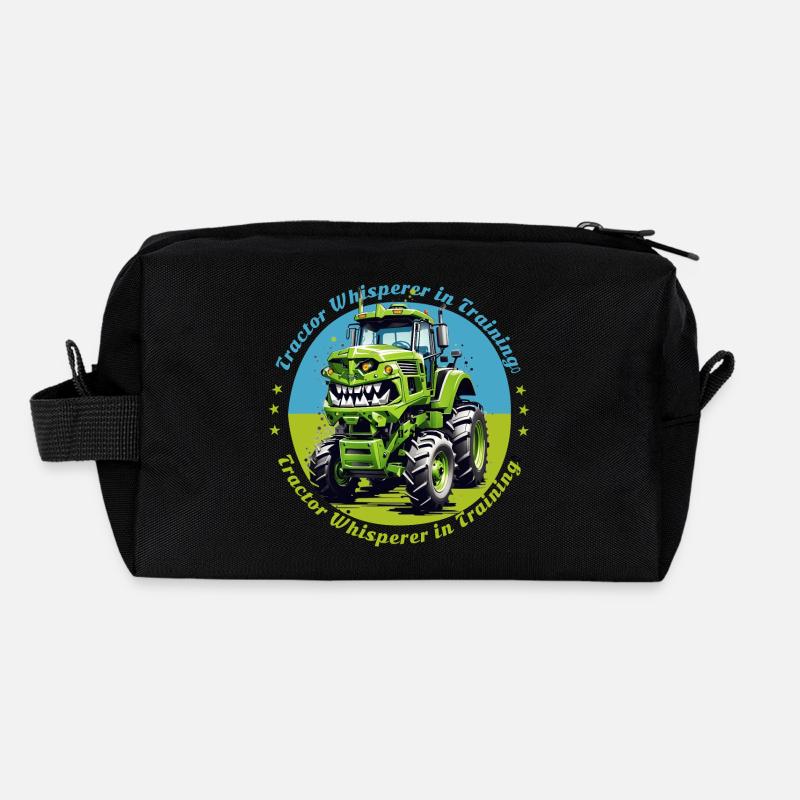 Chuchoteur de tracteur en formation Trousse de toilette en tissu recyclé