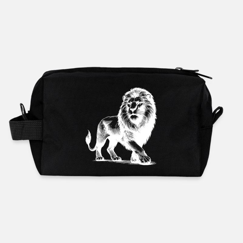 Eleganter stolzer Löwe Recycelte Kulturtasche