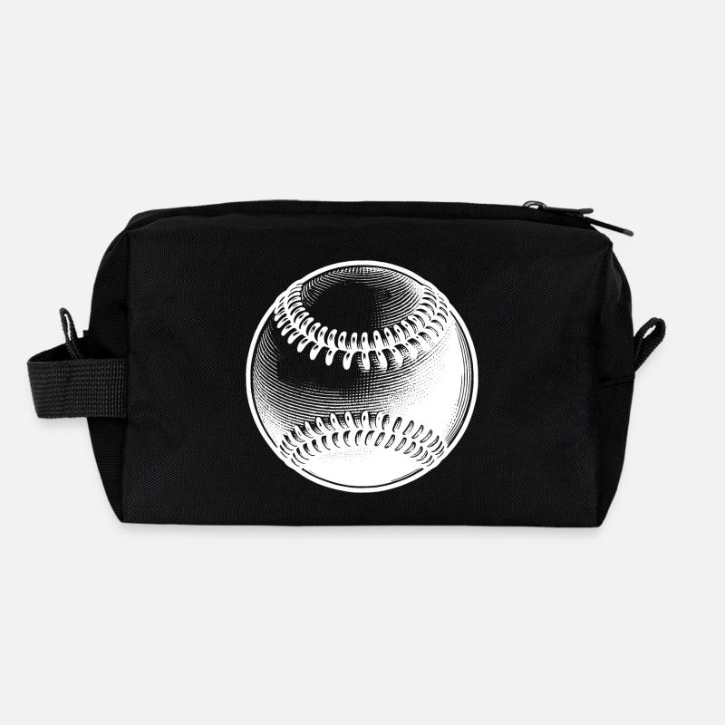 Baseball for baseball players and baseball fans Recycled Toiletry Zip Bag