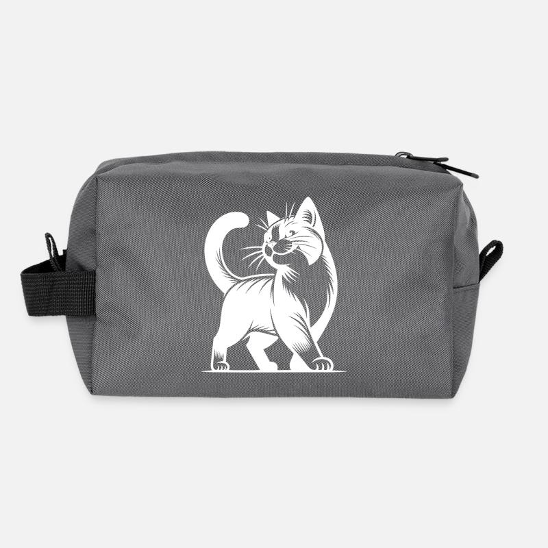 Eleganter Haustiger mit süssem Katzen Blick Recycelte Kulturtasche