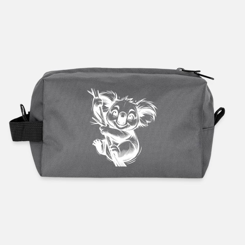 Lustiger australischer Kinder Koala am Baum Recycelte Kulturtasche