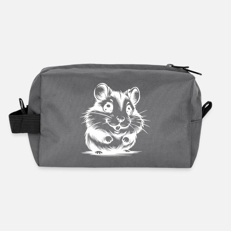 Knuddeliger Kinder Hamster Zeichnung Recycelte Kulturtasche