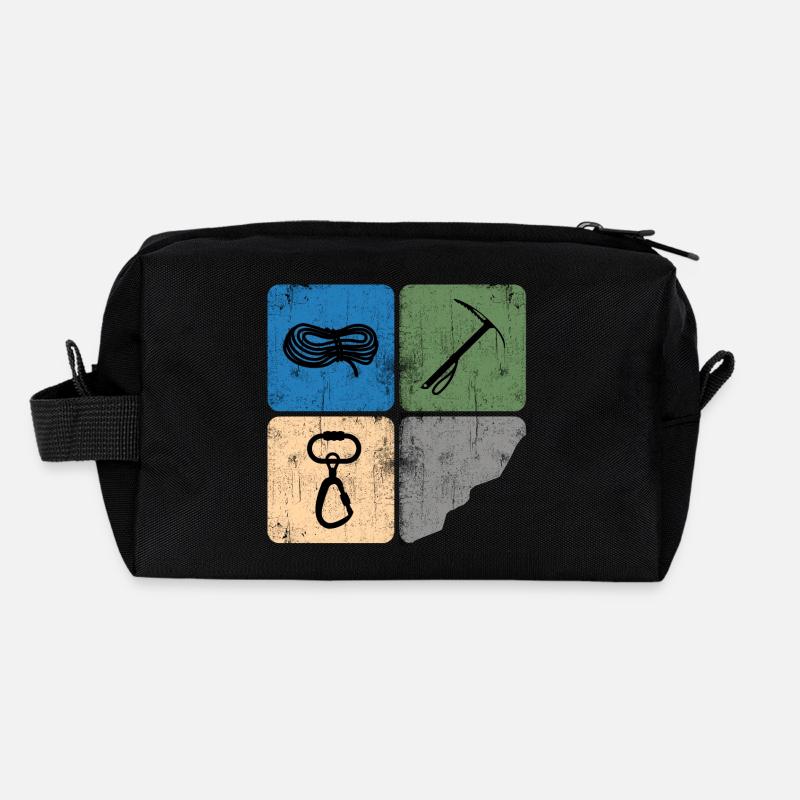 eisklettern bergsteiger alpinist klettern Recycelte Kulturtasche