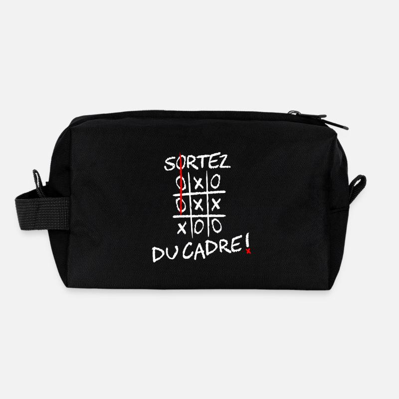 SORTEZ DU CADRE ! Trousse de toilette en tissu recyclé