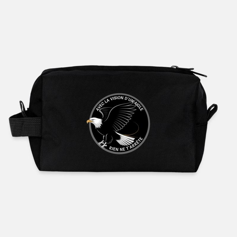 Aigle à tête blanche Trousse de toilette en tissu recyclé