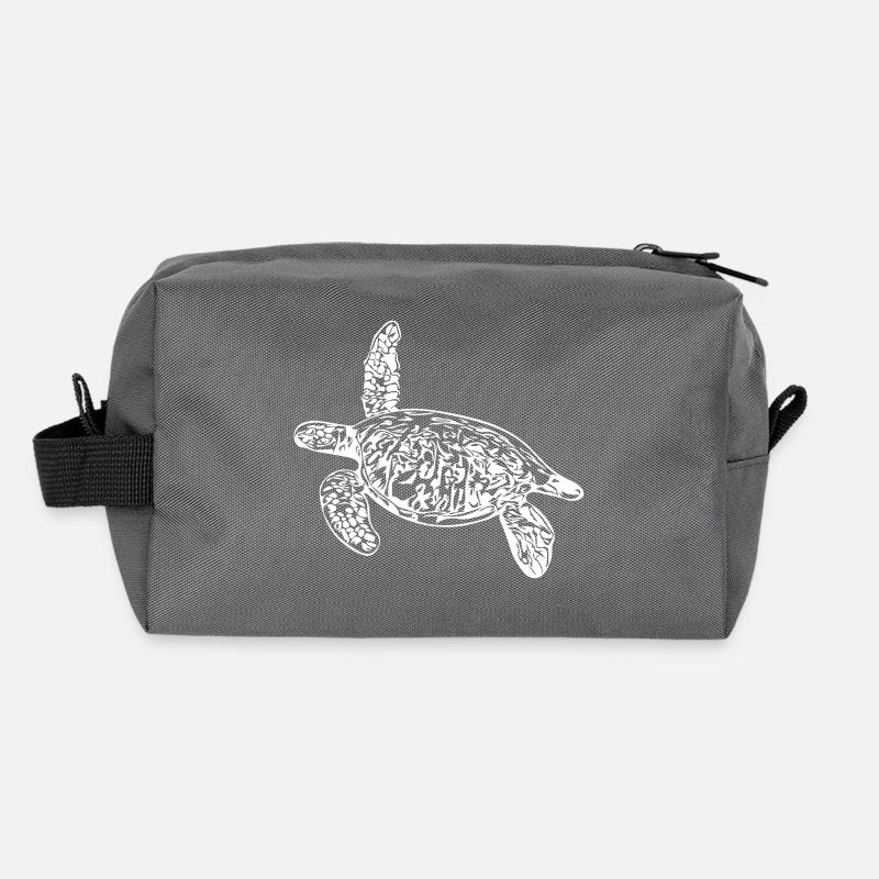 Schildkröte - Vector Design Recycelte Kulturtasche