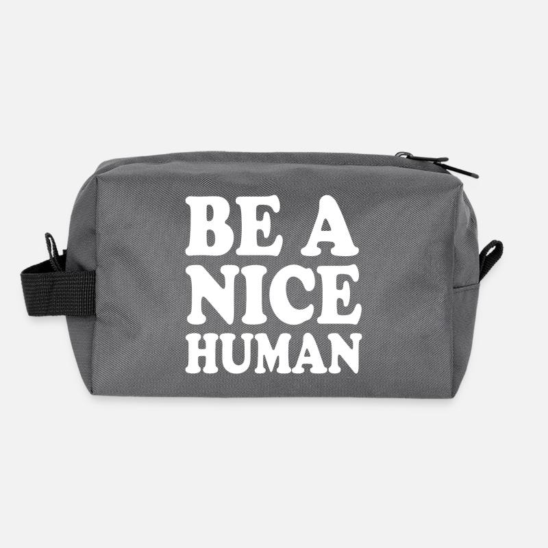Be a nice human Recycelte Kulturtasche