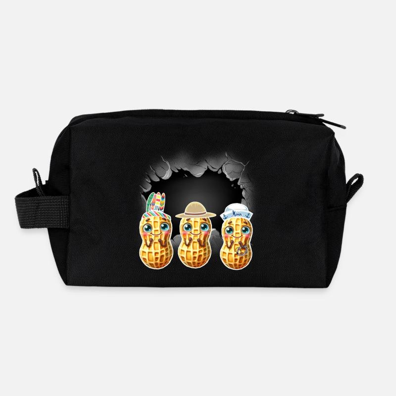 Peanuts Costume Carnival Kids Nut Child Recycled Toiletry Zip Bag