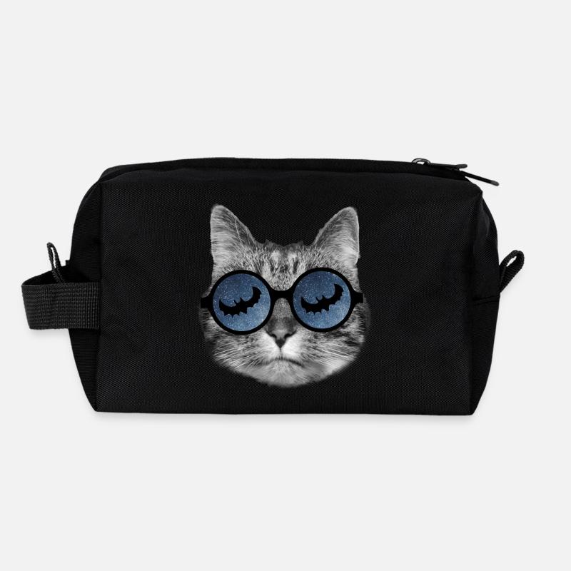 Halloween Katze Recycelte Kulturtasche