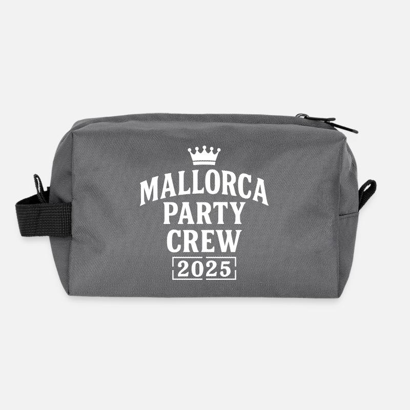 Majorque Party Crew 2025 (Garantie du prix le plus bas) Trousse de toilette en tissu recyclé