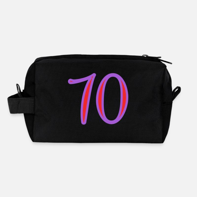70. 70 YEARS. 70TH ANNIVERSARY. 70TH ANNIVERSARY. Recycled Toiletry Zip Bag