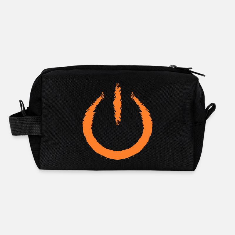 Power on off off icon Recycled Toiletry Zip Bag