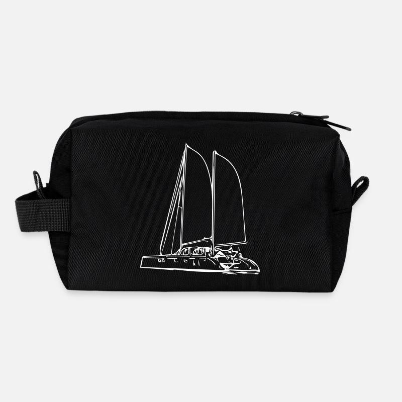 Yacht à voile Trousse de toilette en tissu recyclé