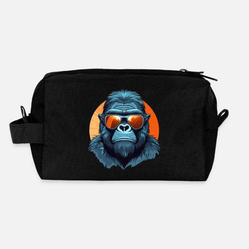 Cooler Gorilla - Gorilla mit Sonnenbrille beim Recycelte Kulturtasche