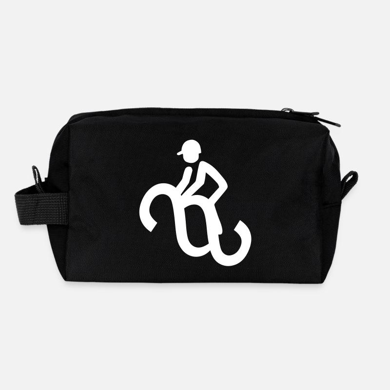 Suiveurs - Trousse de toilette en tissu recyclé - noir