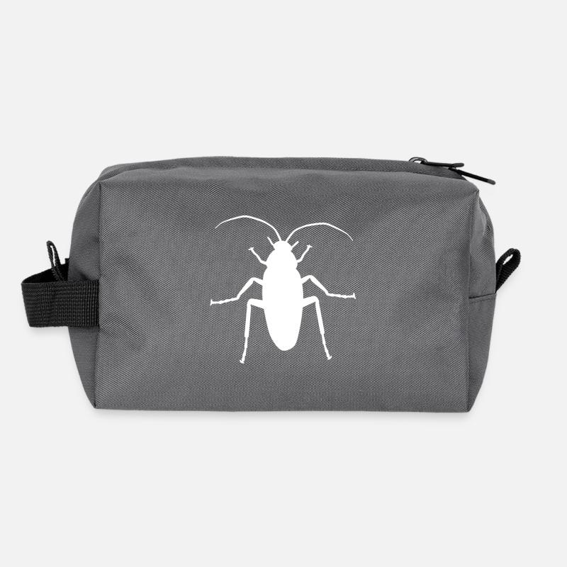 Cockroach cockroach vermin insect pest panic Recycled Toiletry Zip Bag