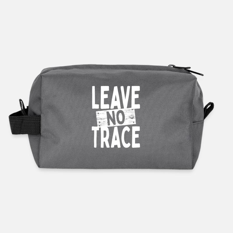 Leave No Trace Survival Camping Mountaineering Nature Recycled Toiletry Zip Bag