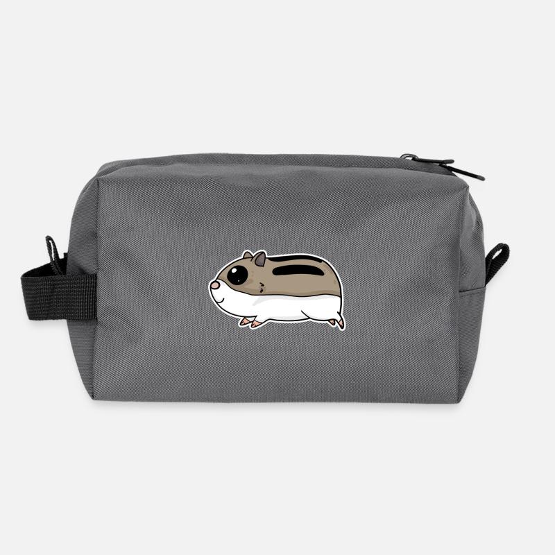 Cute hamster Recycled Toiletry Zip Bag