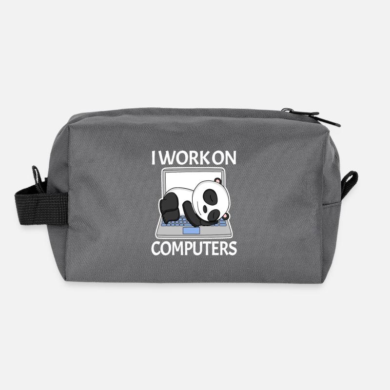 Cadeau pour homme programmeur nerd informatique Trousse de toilette en tissu recyclé