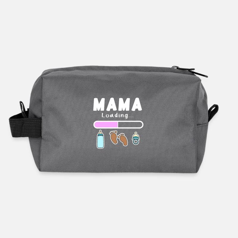 femme enceinte - maman charge Trousse de toilette en tissu recyclé
