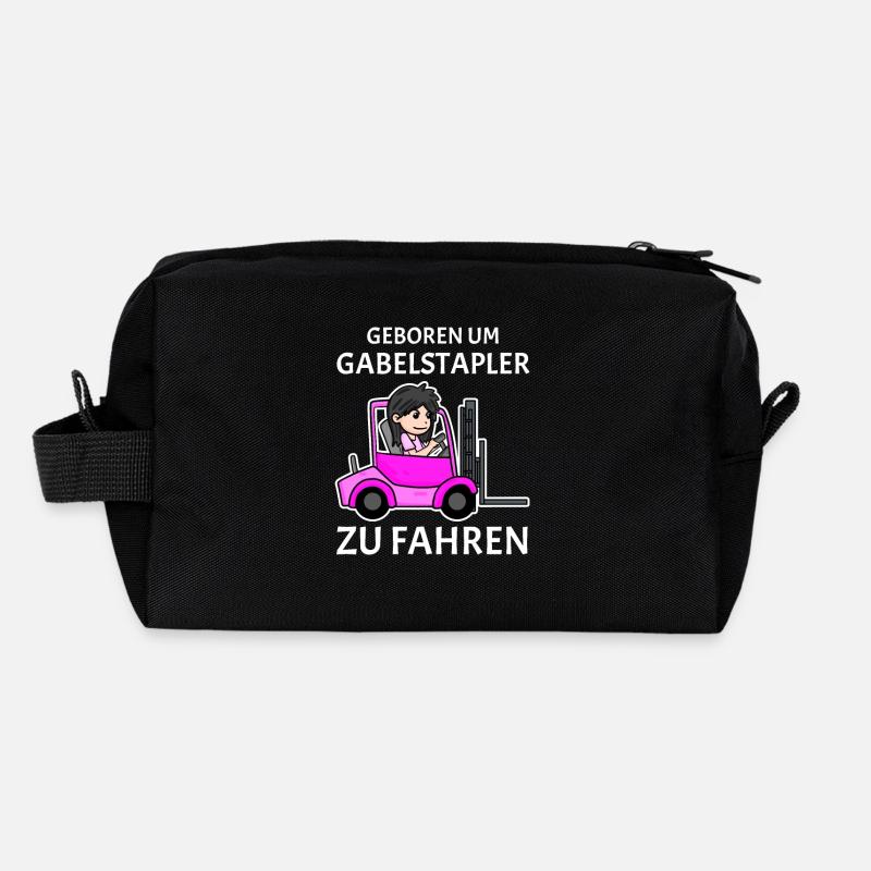 Staplerfahrer Damen Gabelstapler Stapler - Recycelte Kulturtasche - Schwarz