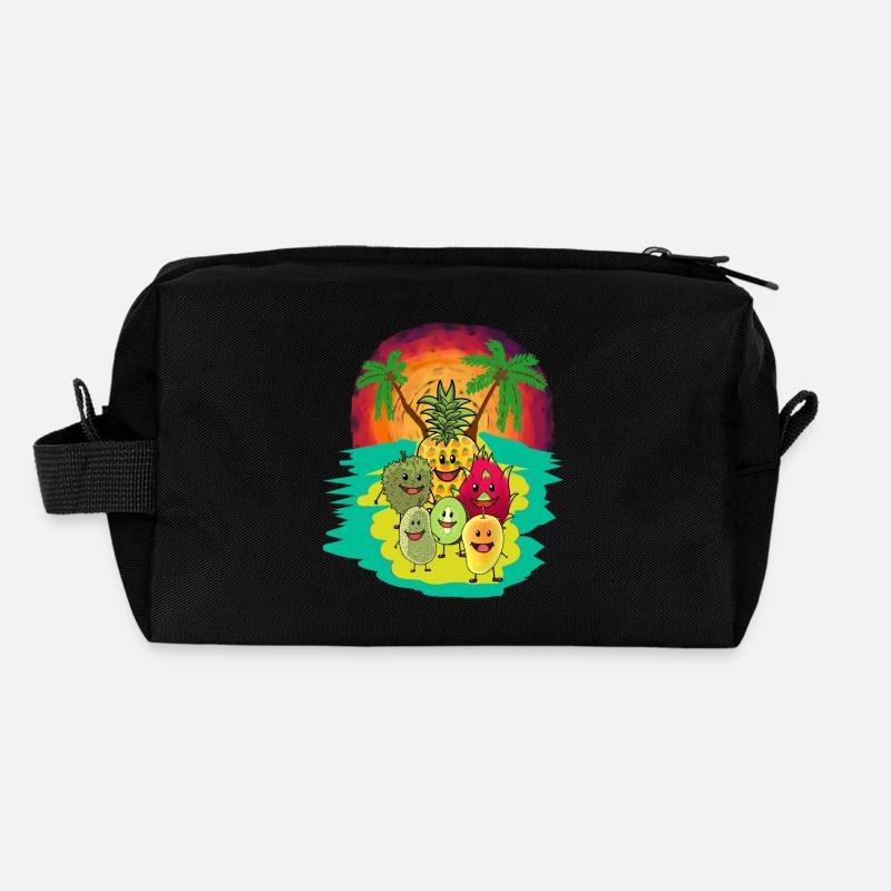 Frucht Südfrucht Südsee Früchte Fantasy Vitamine Recycelte Kulturtasche