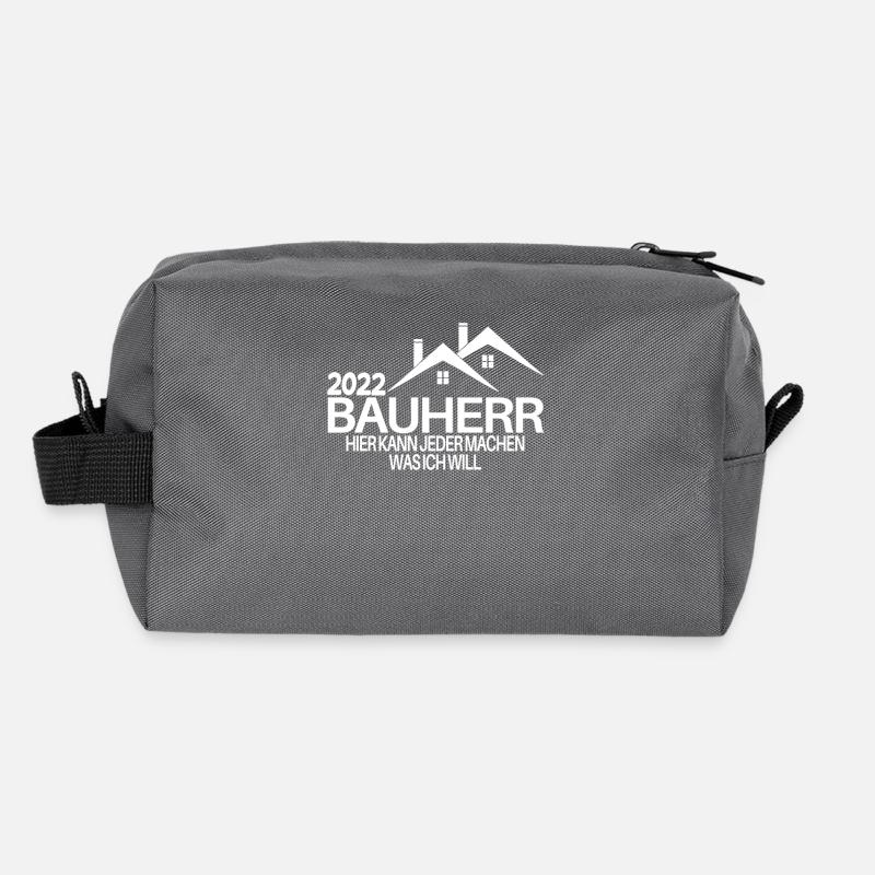 Bauherr Mann 2022 Bauherren Geschenk Recycelte Kulturtasche