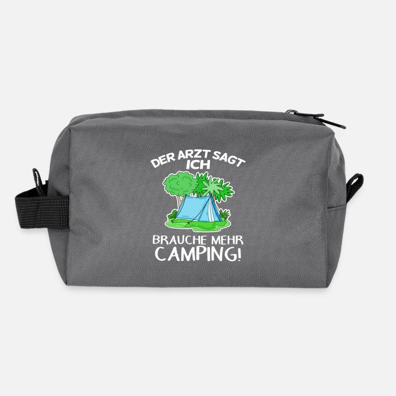 Hobby Camping Campingspruch Spruch Geschenk Recycelte Kulturtasche