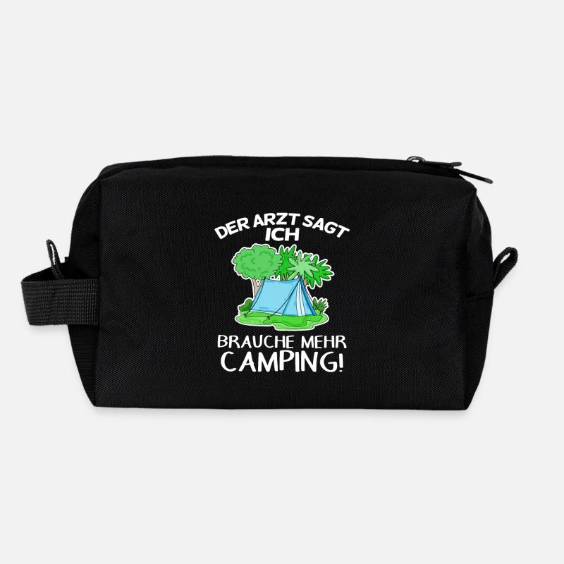 Hobby Camping Campingspruch Spruch Geschenk Recycelte Kulturtasche