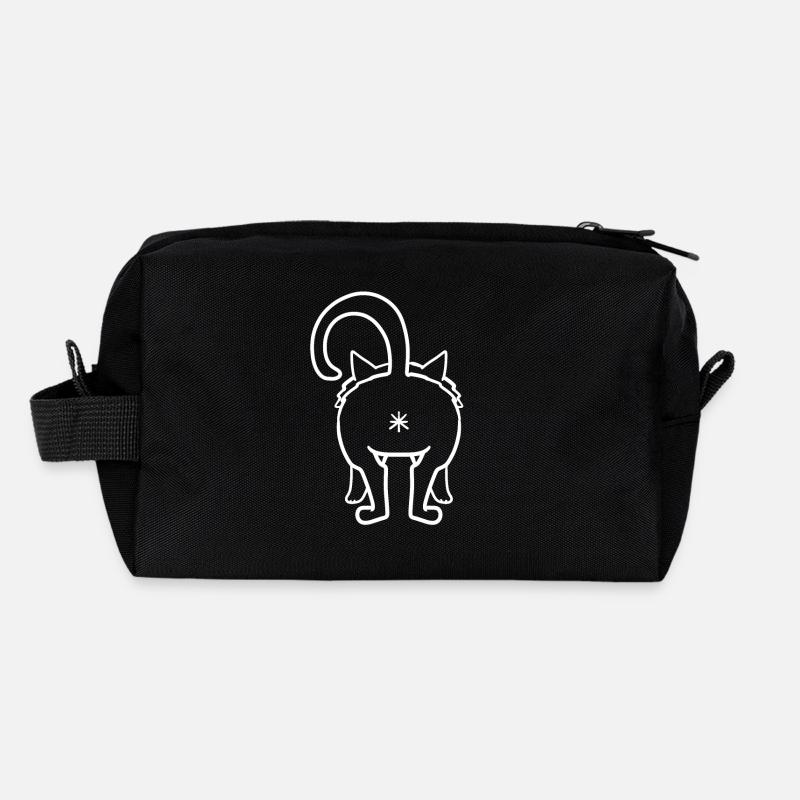 Katze von hinten Recycelte Kulturtasche