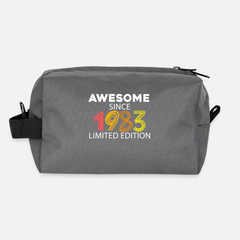 Fantastic since 1983 - born in 1983 Recycled Toiletry Zip Bag