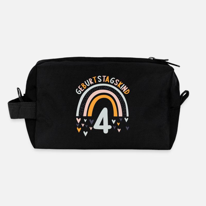 4 Jahre Geburtstagskind Regenbogen 4. Geburtstag Recycelte Kulturtasche