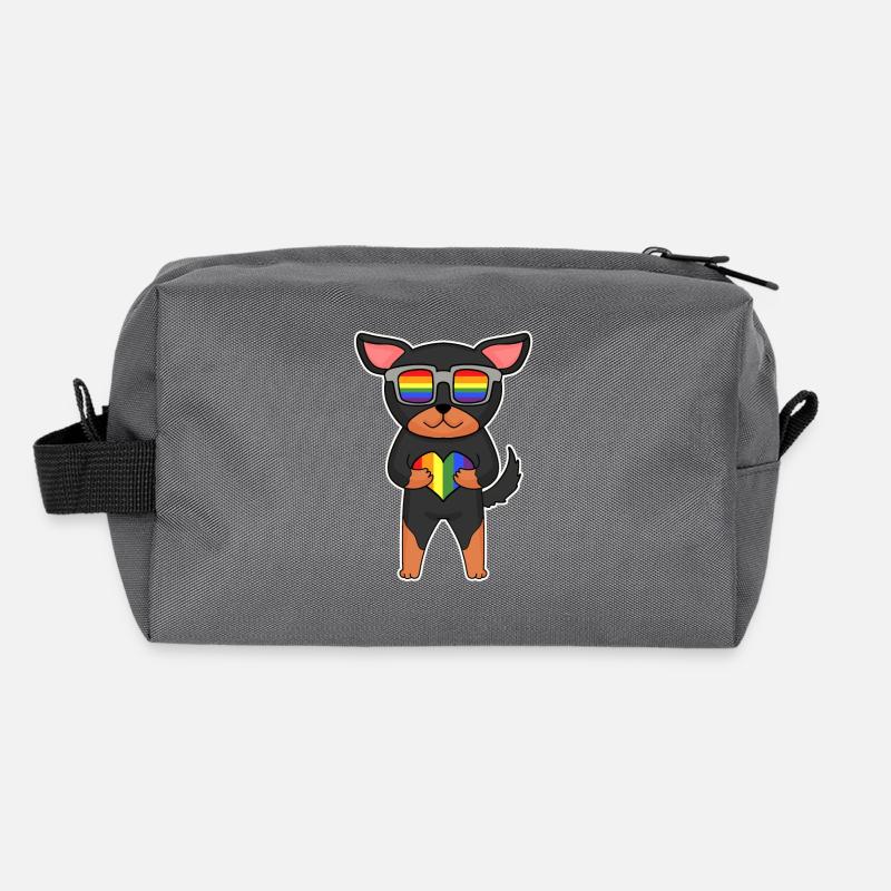 LGBT Hund Lancashire Heeler Regenbogen Recycelte Kulturtasche