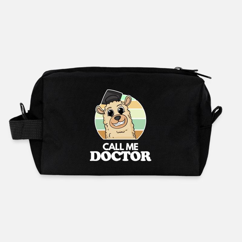Promotion Doktorarbeit Doktortitel - Recycelte Kulturtasche - Schwarz