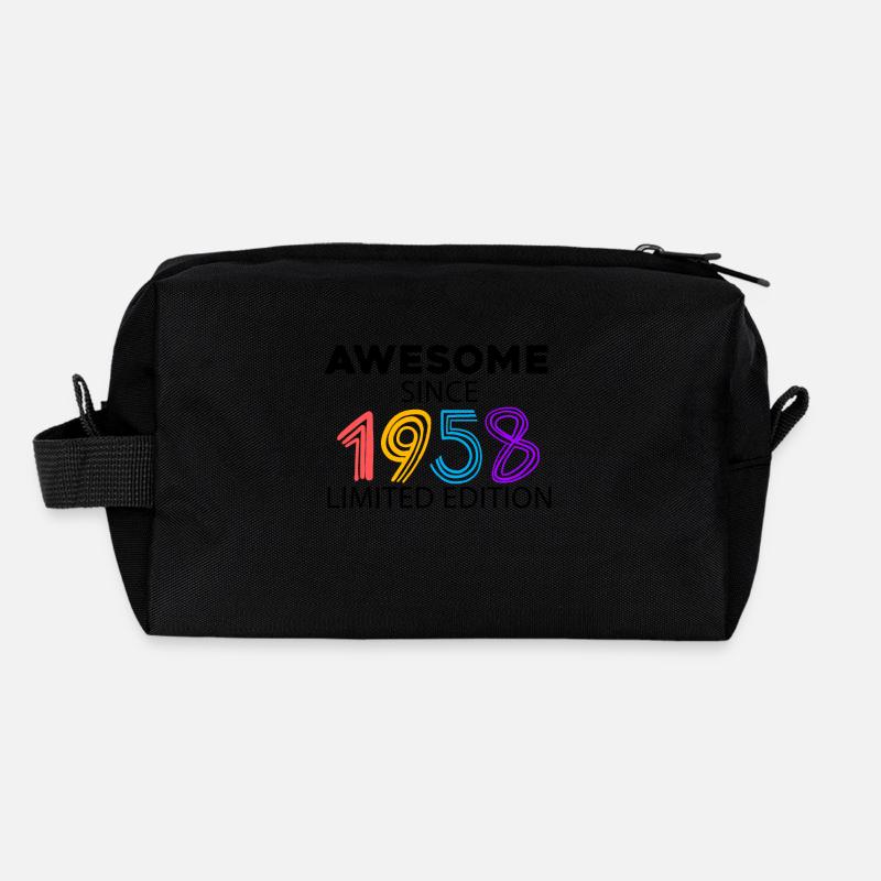 Fantastic since 1958 - born in 1958 Recycled Toiletry Zip Bag
