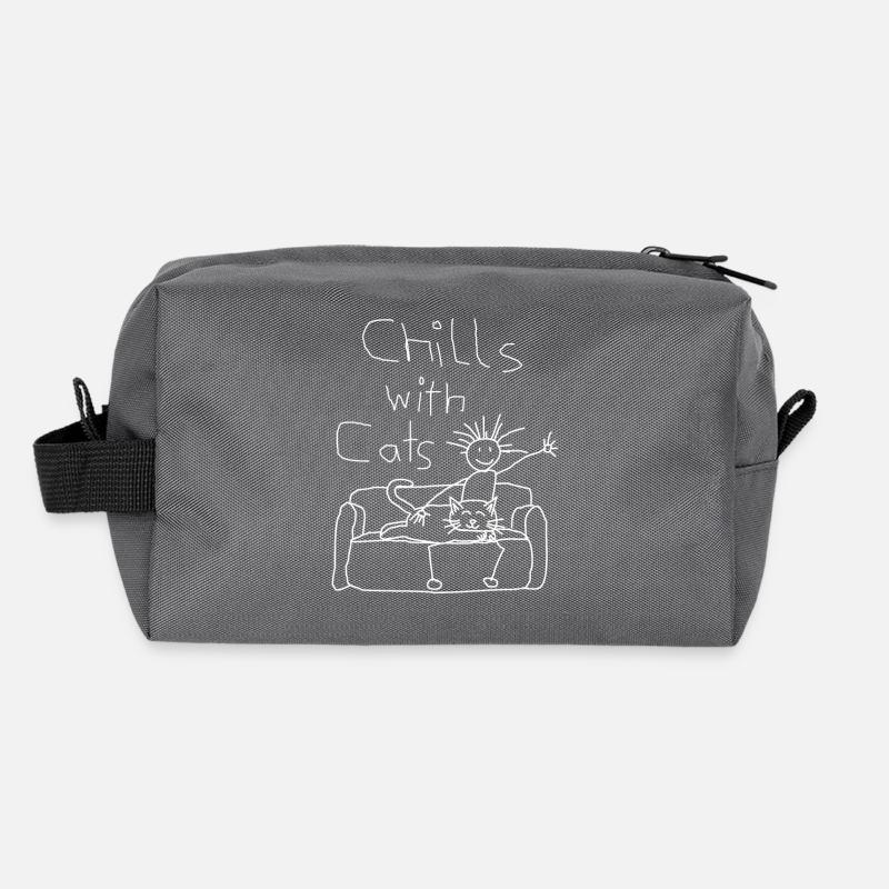 Cats Cat Cat Kitten Cat Lover Recycled Toiletry Zip Bag
