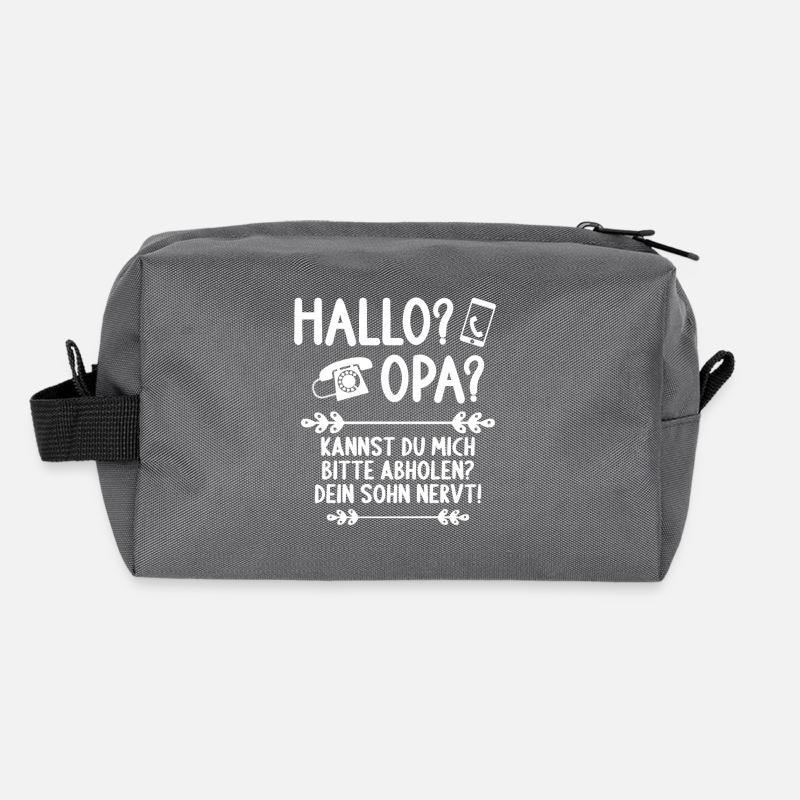 Hallo Opa kannst du mich bitte abholen Recycelte Kulturtasche