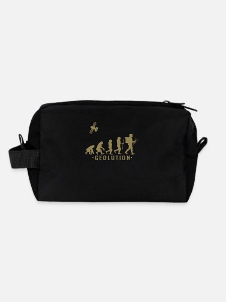 Geocaching evolution Chemise Geolution - Trousse de toilette en tissu recyclé - noir - Dos